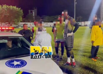 CADEIA: Goleiro do Gazin Porto Velho é alvo de ataque racista e suspeito é preso durante jogo na capital