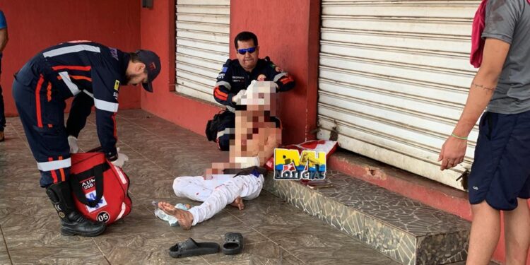 URGENTE: Comerciante é ferido na cabeça durante briga com o namorado em Porto Velho