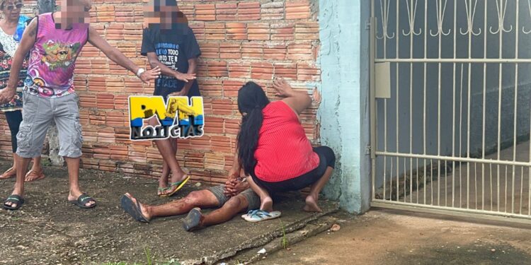 CORTOU O PESCOÇO: Homem é atacado a golpe de facão e suspeito é preso na zona sul