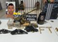 LÍDER DO PCC: Vulgo “GG” e casal comparsa é preso com drogas e armas em mocó na zona leste