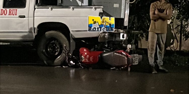 VÍDEO: Gestante sofre grave acidente de moto na zona sul