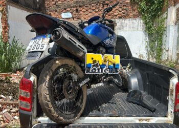 NO MOCÓ: Polícia Civil recupera moto roubada em terreno baldio no centro da capital