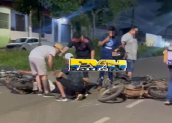 NO AREAL: Motociclista sofre fratura exposta em acidente na Rio de Janeiro