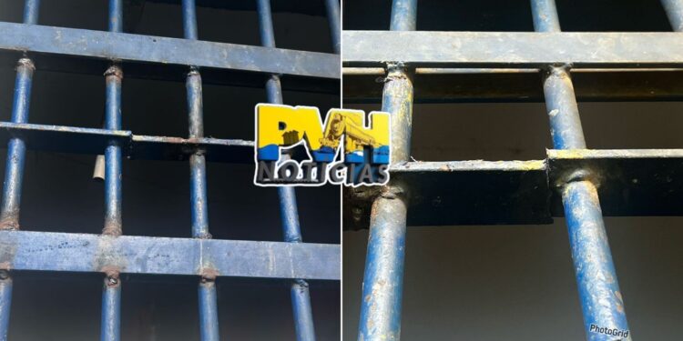 URGENTE: Polícia descobre grades serradas e evita fuga em presídio na capital