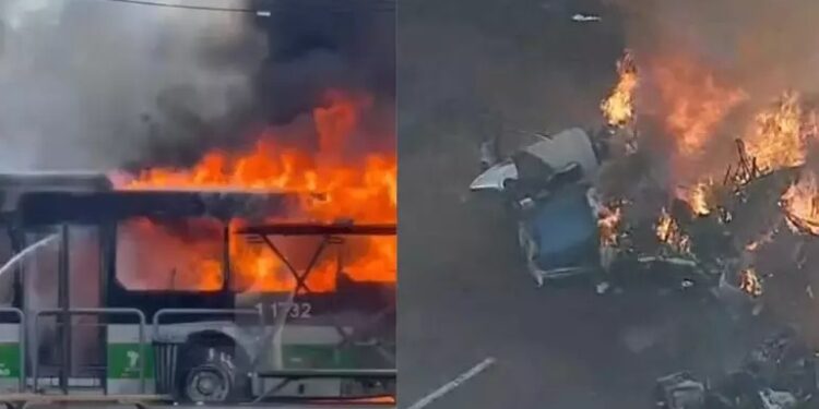 Duas pessoas morrem em queda de avião em São Paulo