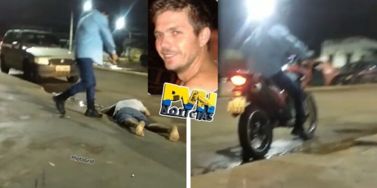 VÍDEO: Criminoso foge de moto depois de matar homem a tiros – Imagens fortes
