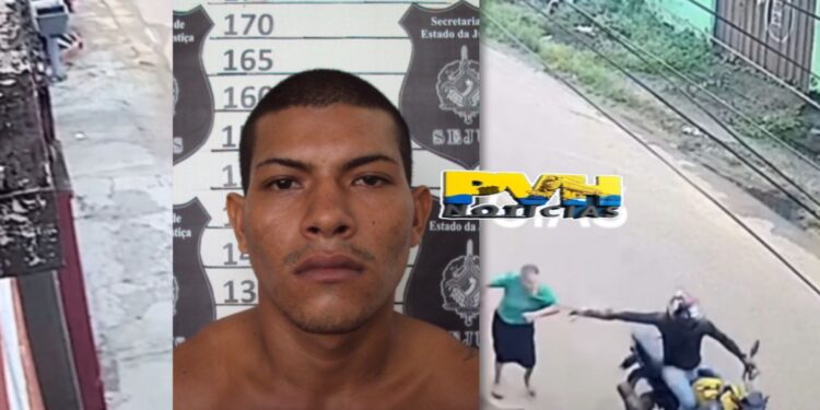 MACONHA E MUNIÇÕES: BPTAR prende ladrão que arrastou idosa durante roubo em Porto Velho