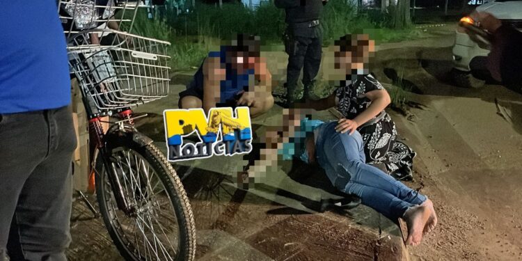 URGENTE: Grave queda deixa ciclista com lesão no rosto