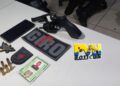 ERA AMEAÇADO: GIRO do BPTAR prende homem armado com revólver no Teixeirão