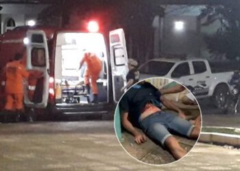 URGENTE: Briga entre viciados termina em tentativa de homicídio a facadas em frente de igreja