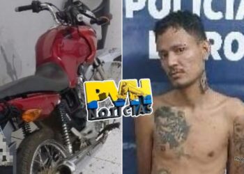 IRIA VENDER: Membro do CV é preso depois de furtar moto da vizinha na zona leste