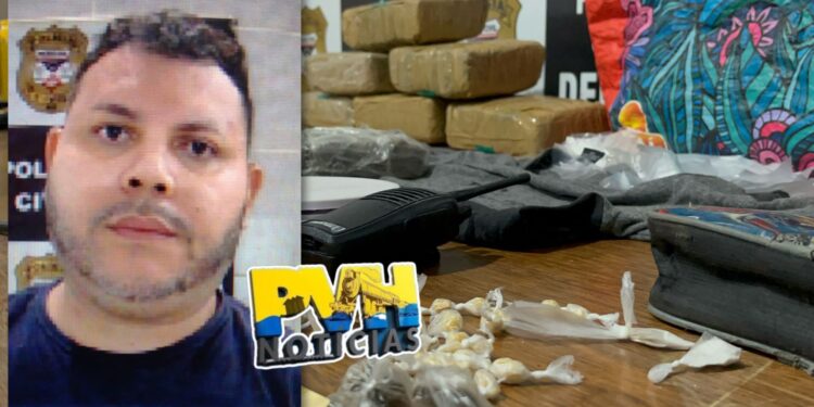 URGENTE: Ex-policial Penal é preso com 6kg de drogas na zona sul