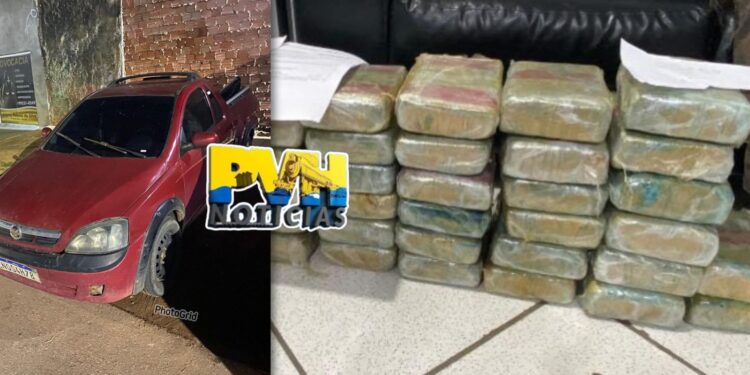 NA BR-364: PRF prende motorista com mais de 50kg de drogas em Porto Velho