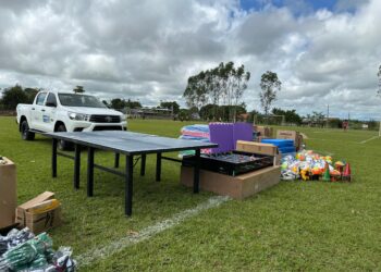 Deputado Alan Queiroz entrega R$ 248 mil em materiais esportivos ao município de Alvorada do Oeste