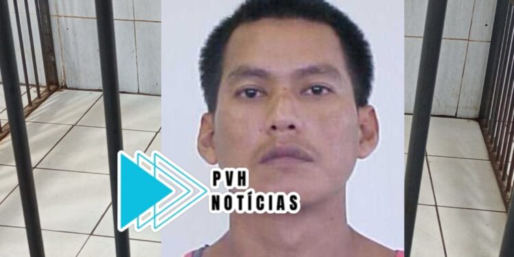 EM CANA: Foragido de Guajará-Mirim, com prisão até 2038 é preso em Porto Velho