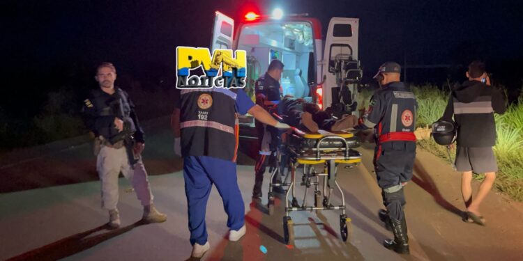 URGENTE: Grave acidente deixa dois feridos na BR-319 em Porto Velho