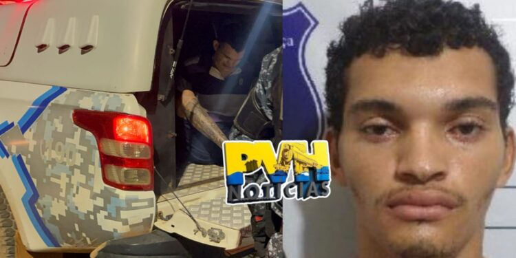 URGENTE: Homicida que fugiu do 603 é preso pela Força Tática na zona leste