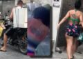 SE DEU MAL: “Valentona” espanca mulher na frente de criança, depois apanha do próprio marido; veja vídeos
