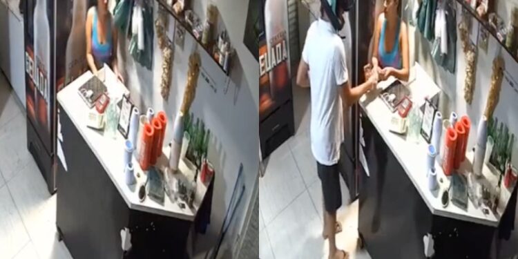 “Respeita a braba!”: Mulher reage a assalto e mete pimenta na goela do bandido; veja vídeo