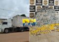 URGENTE: Denarc apreende 270kg de cocaína na BR-364; caminhoneiro preso