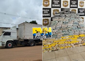 URGENTE: Denarc apreende 270kg de cocaína na BR-364; caminhoneiro preso