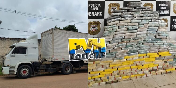 URGENTE: Denarc apreende 270kg de cocaína na BR-364; caminhoneiro preso