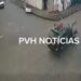 VÍDEO: Idoso em moto é atropelado por carro na zona sul
