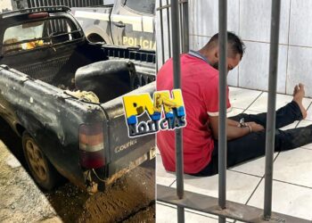 ARRASTÃO: Criminoso é preso com arma em carro usado em roubos na zona leste