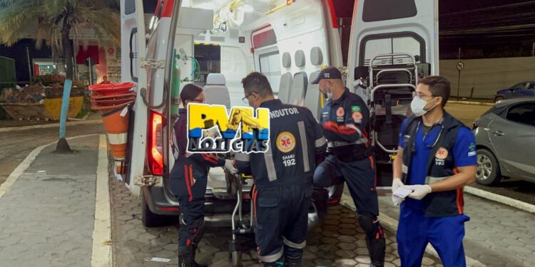 FRATURA EXPOSTA: Motorista de caminhonete foge depois de atropelar motociclista na zona leste