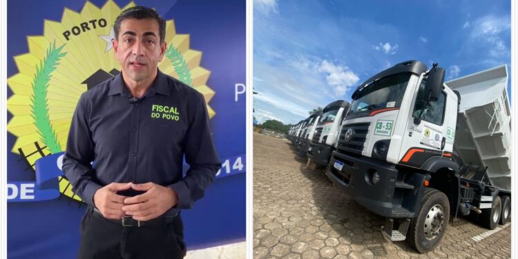 Vereador Breno Mendes participa da entrega de 12 caminhões basculantes para fortalecer a agricultura em Porto Velho