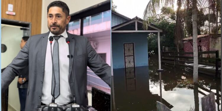 Vereador Márcio Pacele exige ações para famílias afetadas pela cheia do Rio Madeira