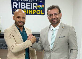 Deputado Ribeiro e presidente da Câmara, Sargento Eliel, debatem melhorias para Guajará-Mirim
