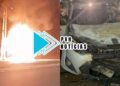 URGENTE: Carro é destruído por incêndio na Caula