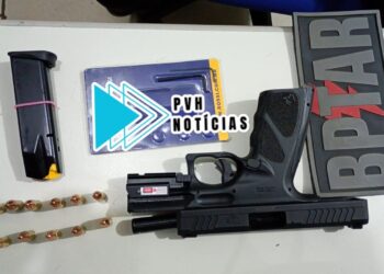 NO LAGOA: Vulgo “Jhony” é preso com pistola furtada em carro na zona leste