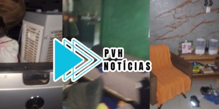 Bando invade residência, mas foge deixando tudo revirado na zona sul