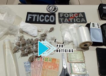 DENÚNCIA: Dois monitorados e comparsa são presos com drogas em boca de fumo na zona leste