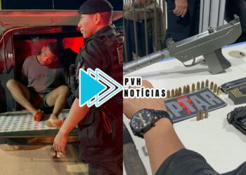 BRILHO DO CV: Criminoso fabricante de armas é preso com submetralhadora na zona leste