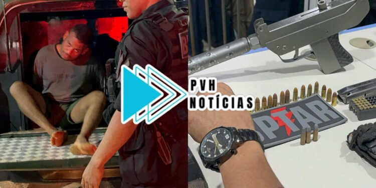 BRILHO DO CV: Criminoso fabricante de armas é preso com submetralhadora na zona leste