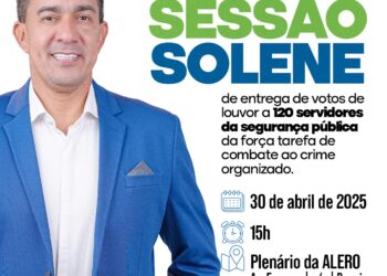 Eyder Brasil propõe Voto de Louvor a forças de segurança que atuaram contra o crime organizado em Rondônia
