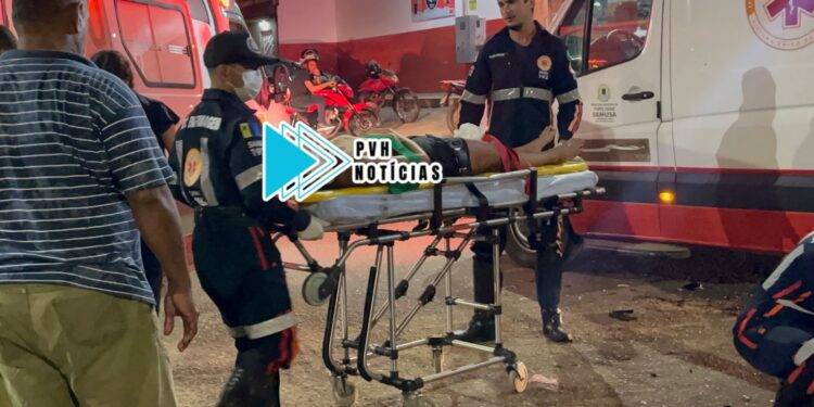 TUCUMANZAL: Batida entre motos deixa quatro feridos embaixo de passarela na BR-364 em PVH