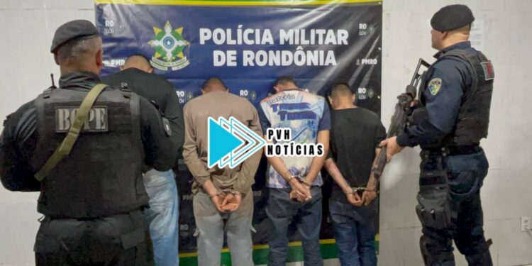 URGENTE: BOPE e RP da PM prendem quadrilha com armas após roubo em residência no Lagoa