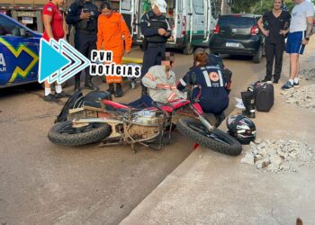 URGENTE: Funcionário da Energisa e filha adolescente sofrem acidente de moto na Imigrantes