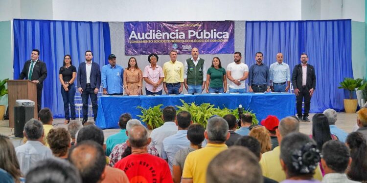 Deputado Luizinho Goebel participa de audiência pública sobre Zoneamento Socioeconômico-Ecológico em São Miguel do Guaporé