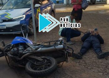 DESATENTA: Motorista de Gol abre porta e derruba sgt da PM na Guaporé