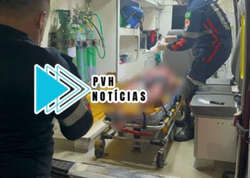 ATUALIZADA: Morador de rua é atacado a golpes de terçado no centro de Porto Velho