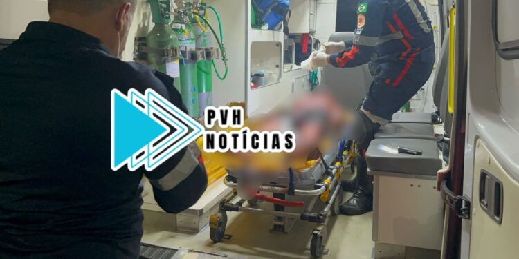 ATUALIZADA: Morador de rua é atacado a golpes de terçado no centro de Porto Velho