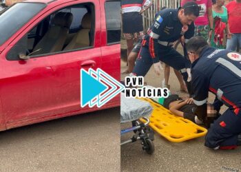 URGENTE: Menino de 13 anos sofre fratura exposta em grave acidente na zona leste