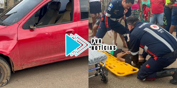 URGENTE: Menino de 13 anos sofre fratura exposta em grave acidente na zona leste