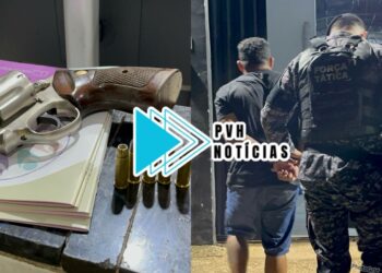 NA POCHETE: Força Tática do 5° recebe denúncia de tiroteio e prende suspeito armado na zona leste