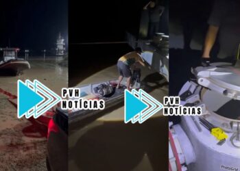 VÍDEO: Ação conjunta entre PM e PC evita furto de combustível no Rio Madeira em Porto Velho